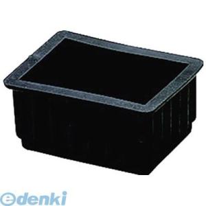 【個数：10個】光 BE30452 イス脚キャップ黒 長角 30×45 【10個入】｜edenki