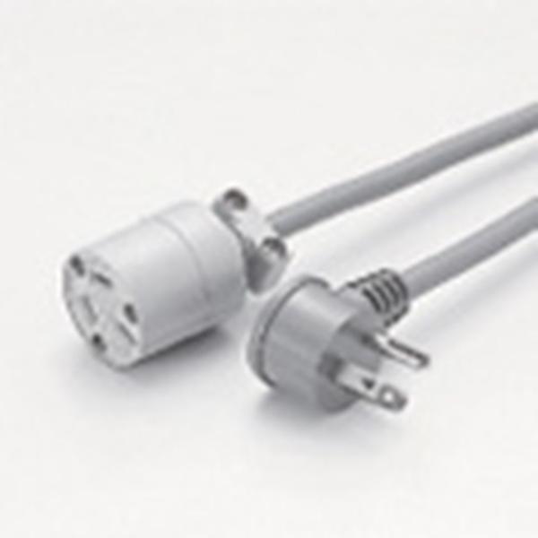 DNライティング  3PTL1500 ３Ｐ電源コード 接地２Ｐプラグ→３Ｐコンセント　１５００ｍｍ