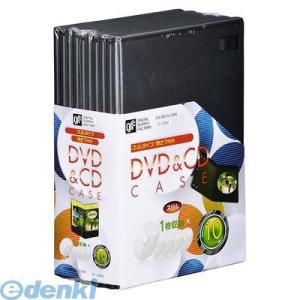 オーム電機  OA-RDVS-10PK DVD＆CDケース（１枚収納×10パック/厚さ７ｍｍ） OA...
