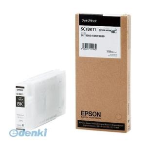エプソン EPSON SC1BK11 インクカートリッジ 黒 110ml【１個】 フォトブラック イ...