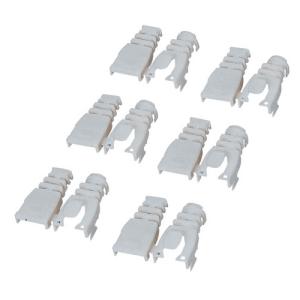 あすつく対応 「直送」 ELECOM エレコム LD-ABBE6 コネクタ保護カバー後付けタイプ／６個 ベージュ LDABBE6