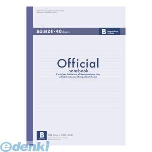 アピカ  6B4F オフィシャルノート40枚 B罫【１冊】