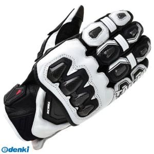 RSタイチ  4997035675456 RST422 ハイプロテクション レザーグローブ WHITE／BLACK−XL ブラック｜edenki