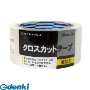 ダイヤテックス  2591610007 クロスカットテープ シュリンク クリア 50mm×25m