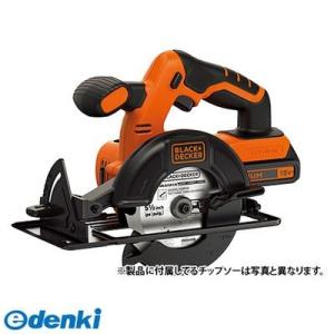 ブラックアンドデッカー コードレス丸ノコ 本体＆電池2個