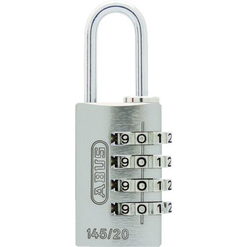 あすつく対応 「直送」 ＡＢＵＳ  145-4D20BK  ナンバー可変式４段ダイヤル南京錠　１４５...