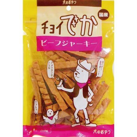 わんわん  4532066006017 チョイでか ビーフジャーキー 200g