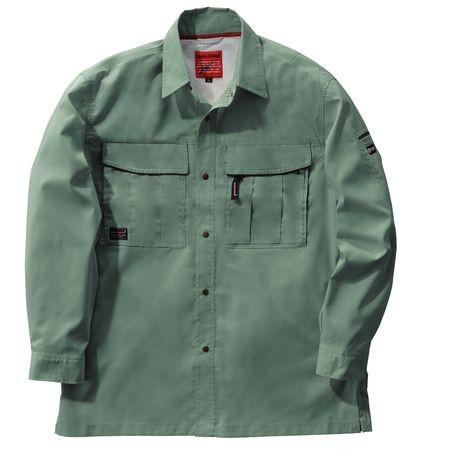 4532484624480 Early Bird 625 ナガソデシヤツ 色：グリーン サイズ：5L