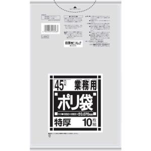 あすつく対応 「直送」 サニパック L48G Ｌ４８Ｇ　厚くて丈夫なポリ袋　４５ＬL48G｜edenki