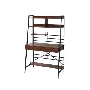 2WAYパソコンデスク 幅90cm収納付き