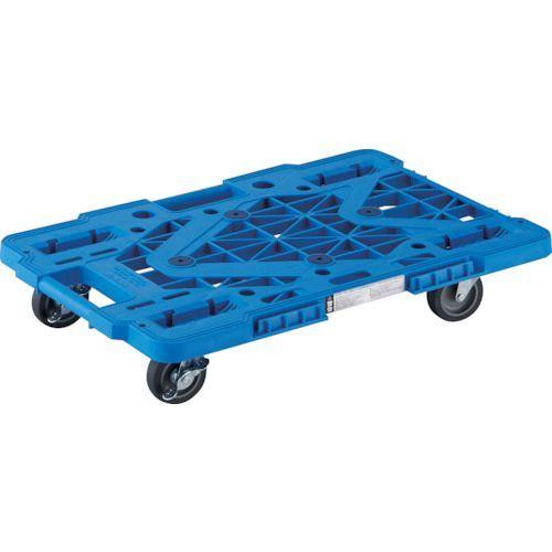 【個数：1個】ＴＲＵＳＣＯ MPK-600JS-B 樹脂製平台車 ルートバンメッシュタイプ ６１５Ｘ...