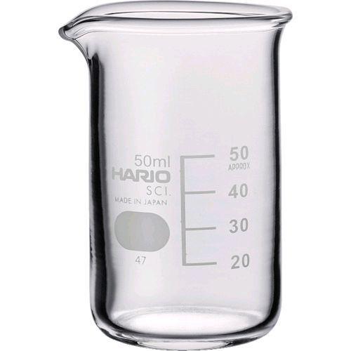 あすつく対応 「直送」 ＨＡＲＩＯ  TB-50-SCI  トールビーカー　目安目盛付　５０ｍｌ T...