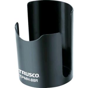 あすつく対応 「直送」 ＴＲＵＳＣＯ TPMH-88BK 樹脂マグネット缶ホルダー 黒 ８０ｍｍ TPMH88BK 80mm