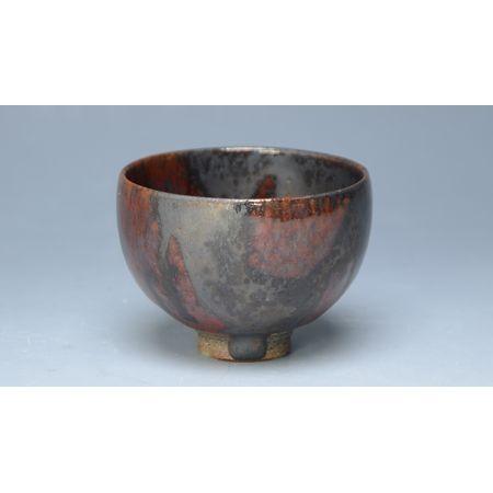 【個数：1個】GJK354 直送 代引不可 黒柿釉 ぐい呑