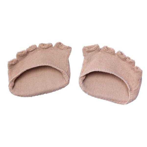 アルファックス  425717 綿混サラリ洗える足まめパッド ベージュ