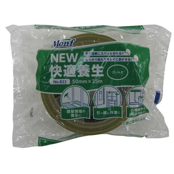 フルトー  4909622736693 NEW快適養生 ゴールド 50mm×25m No822 Y−...