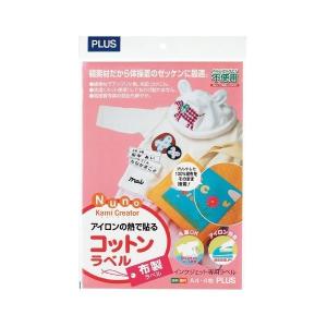 プラス  4977564150921 コットンラベル IT−325CO A4 4枚