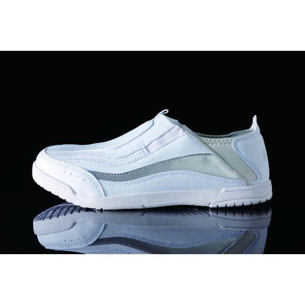 4582365310414 KZS−100 安全靴スリッポンかかと踏みスニーカー ホワイト 23．0