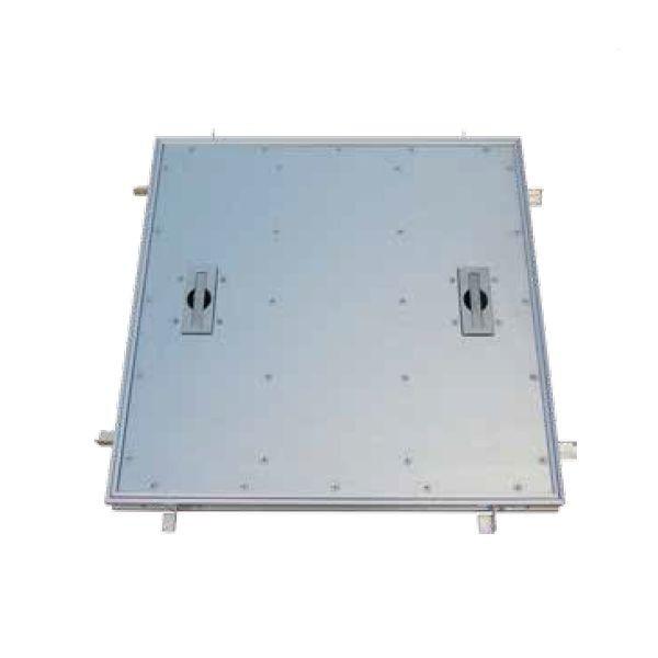 ホーコス TA-1PL-350 直送 代引不可 アルミ製 フロアーハッチ ネジ固定ロック式 Pタイル...