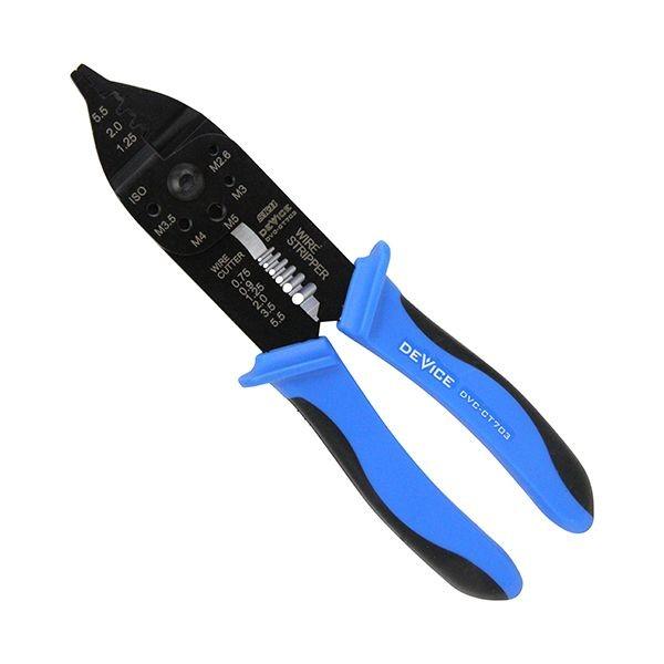 4977292278393 SK11 クリンピングプライヤー DVC−CT703 電工ペンチ 切断工...