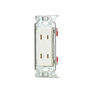 あさってつく対応 神保電器 JEC-BN-55(PW) Wコンセント JECBN55(PW)
