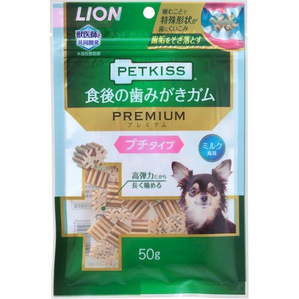 ライオン商事 4903351005198 PETKISS 食後の歯みがきガム プレミアム プチタイプ...