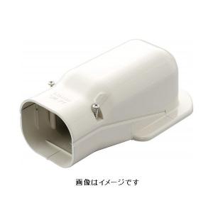 因幡電工 化粧カバー SK-100-1 アイボリー12個セット 因幡電工 SW-100-W エアコン用配管化粧カバー 壁面取出し用