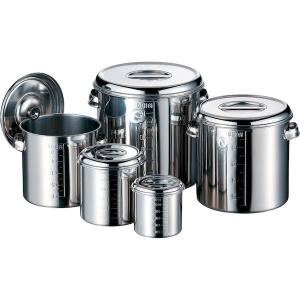 赤川器物製作所 18-8 深型 丸型キッチンポット 16cm (手無) 11016