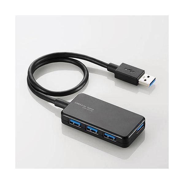 エスコ EA764AD-11C 4ポート USB3．0ハブ ブラック EA764AD11C【キャンセ...