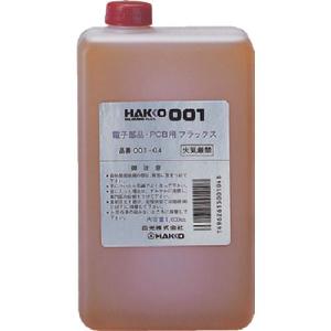 HAKKO 白光 ハッコー 001-04 電子部品用フラックス 1000ML 00104｜edenki