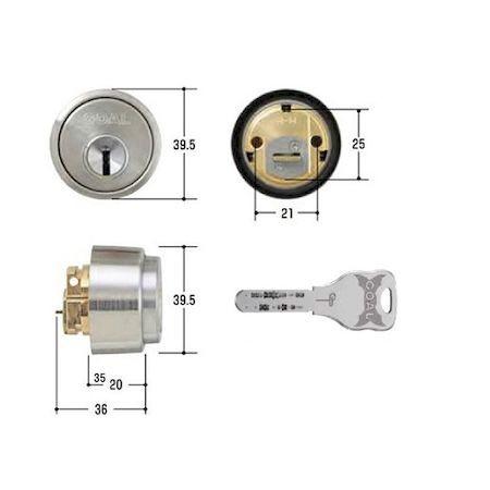 GOAL ゴール GP-LX 5  扉厚29-43MM 取替用シリンダー GPLX5扉厚2943MM