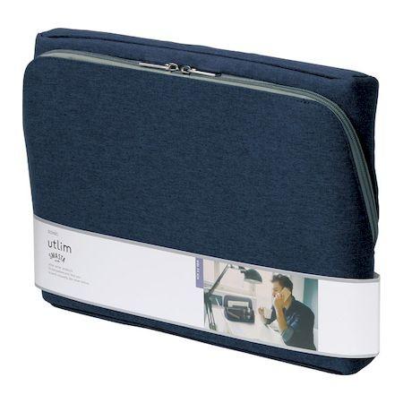 ソニック UT-1905-K スマ・スタワイドA4 ネイビー UT1905K ユートリム 立つバッグ...