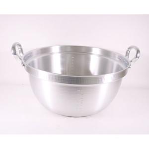DON /即納/ アルミ 料理鍋 60cm 日本製 / 打出料理鍋 両手鍋 円付鍋 段