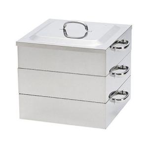 せいろ 21-0 業務用角蒸器2段30cm 1-0411-0201 : 料理道具の