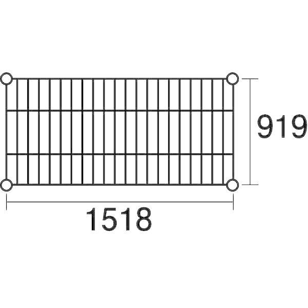 4933315337997 エレクター ステンレスエレクター棚SLLS1520 KND-137123...