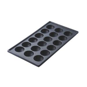 4949362726936 カンダ AKS たこ焼鉄板 18穴 φ48x深25mm 05-0293-0702