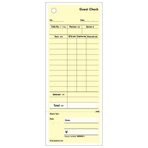 あさってつく対応 ヒサゴ 2103 お会計票 Guest Check・勘定書付