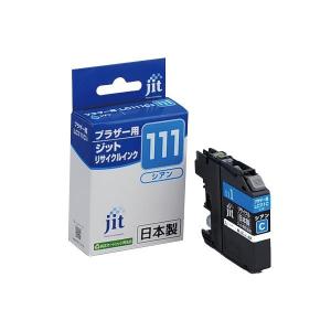 ジット JIT-B111C JITインク LC111C対応 JITB111C リサイクルインク ブラザー シアン対応 カートリッジ｜edenki