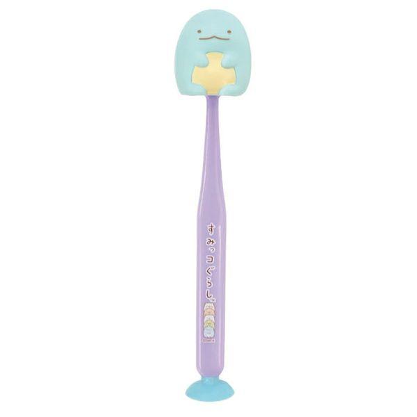 4525154112523 すみっコぐらし 吸盤＆キャップ付きマスコット歯ブラシ とかげ 1本入