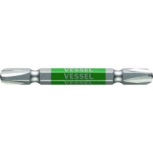 ベッセル VESSEL GS144065 両頭剛彩ビット MG入 両頭剛彩ビット+4X65mm ドライバービット 先端工具