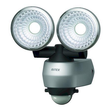 ライテックス LED-AC315 7.5W 2灯 LEDセンサーライト LEDAC315 直送 代引...