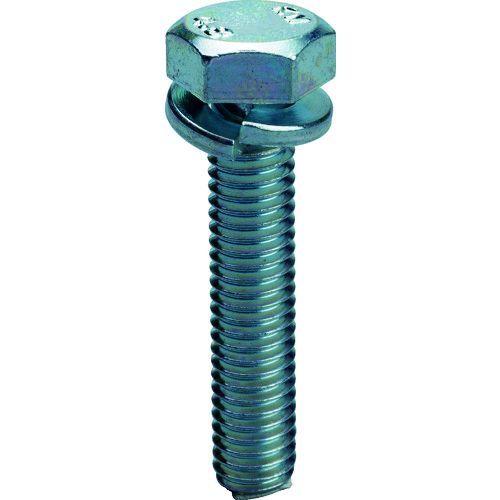 あすつく対応 「直送」 ＴＲＵＳＣＯ Y103-1250 ばね座金組込六角ボルト　Ｍ１２Ｘ５０　４本...