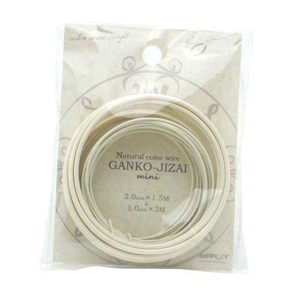 日本化線 4938901141804 GM80 ナチュラルカラーワイヤー 頑固自在 ミニ ニュウハク