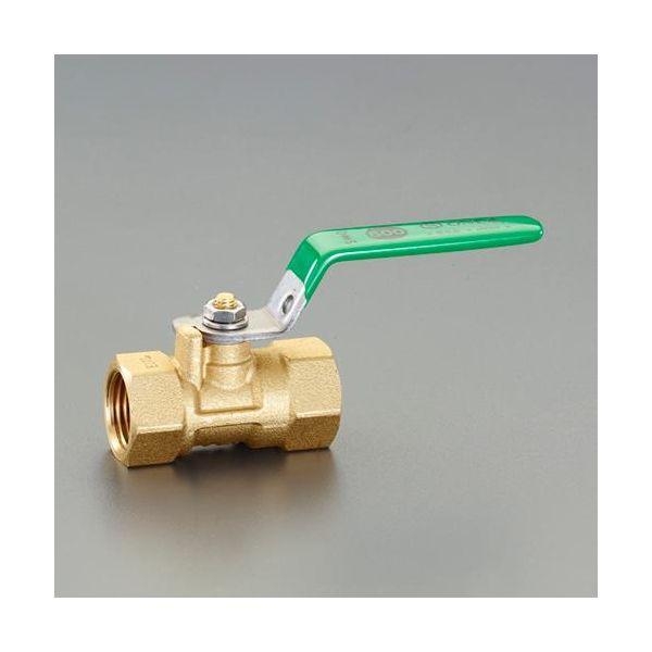 エスコ EA470AZ-2 Rc 1／4” ボールバルブ 真鍮製 EA470AZ2