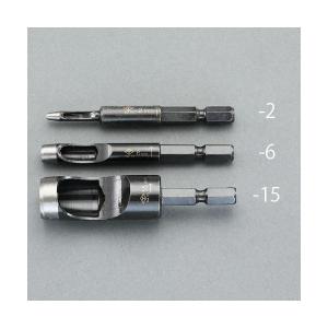 エスコ EA824DT-15 15mm 六角軸サークルポンチ EA824DT15