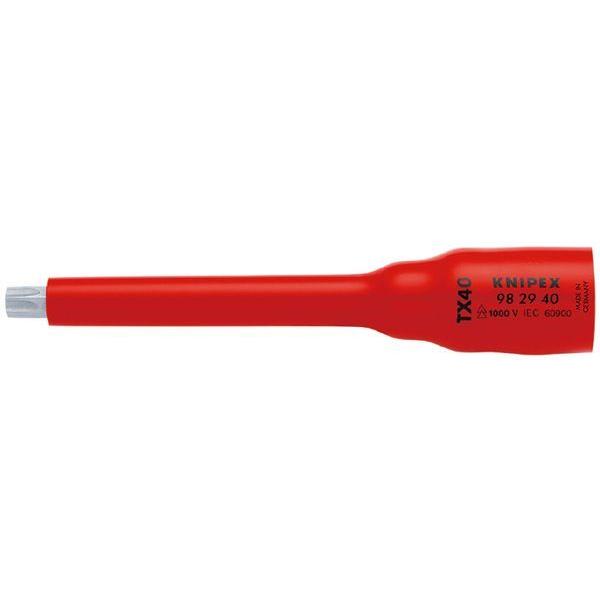 クニペックス KNIPEX 9829-40 １０００Ｖ絶縁ソケットＴ×４０ 982940