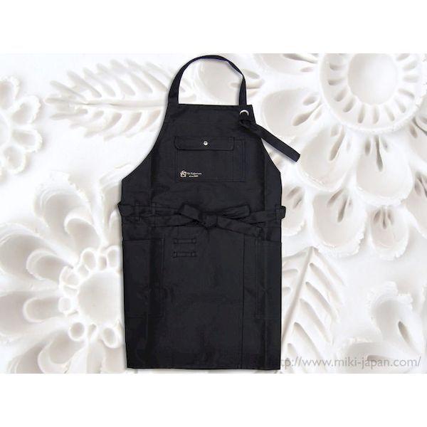 みきかじや村 TS157 GardenApron ロング ブラック