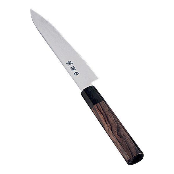AKKA701 堺菊守 和式 ぺティナイフ 両刃 紫檀柄 15cm