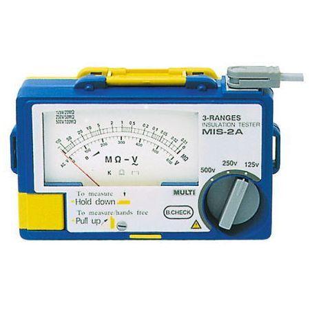 MIS-3A マルチ計測器販売 3レンジ絶縁抵抗計 125V／500V／1000V MIS3A