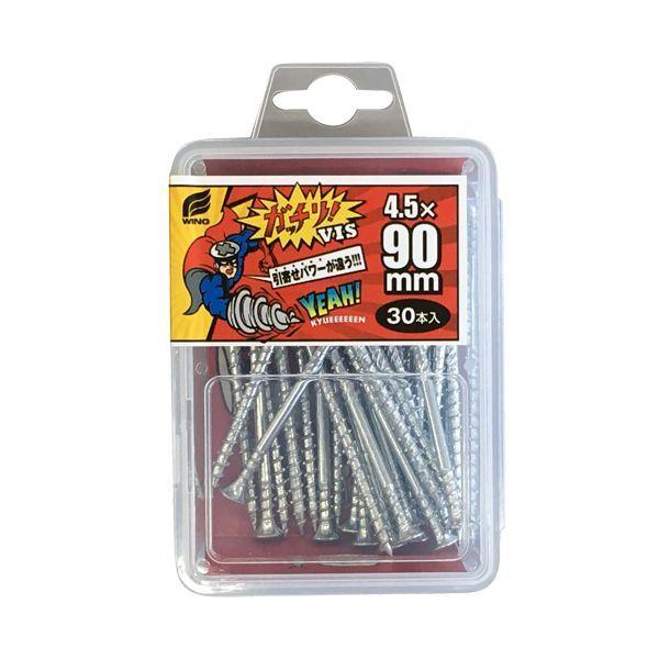 ウイング 4938780098527 9852 ガッチリ！ビス プラケース入 サイズ：4．2×75 ...